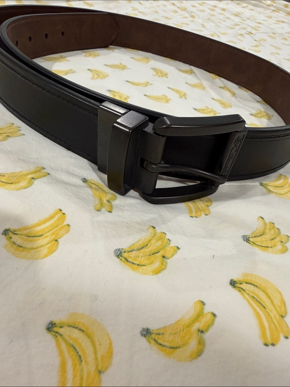 Columbia MEN’S LEATHER REVERSIBLE BELT BLACK/BROWN XL 40-42 NWT!